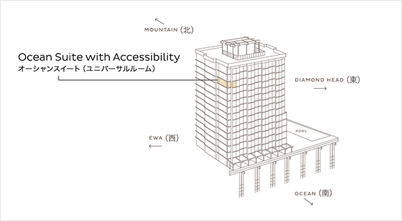 オーシャンスイート（ユニバーサルルーム）